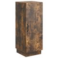 vidaXL Servírovacia skriňa Dymový dub 33 x 34,5 x 87 cm