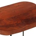 vidaXL Barové stoličky Gavin 2 ks 45x38x53 cm mangovníkový masív