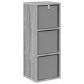 vidaXL Servírovacia skriňa so zásuvkou Sivý Sonoma 25,5 x 22 x 69,5 cm