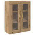 vidaXL Highboard 2 ks Remeselný dub 69,5 x 34 x 180 cm