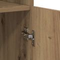 vidaXL Highboard Remeselný dub 80 x 42,5 x 185 cm Kompozitné drevo
