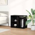 vidaXL Kosmetický kabinet Čierny dub 80 x 40 x 65 cm Kompozitné drevo