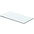vidaXL Poličkový panel z priehľadného skla, 40x15 cm