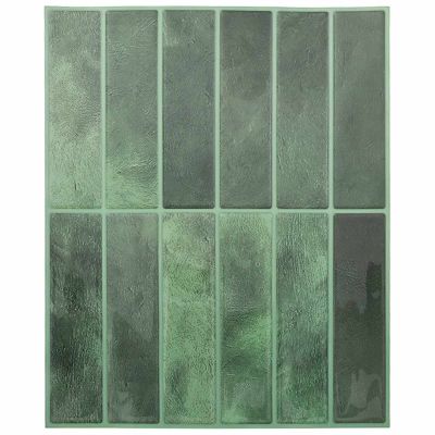 vidaXL Obdĺžniková dlažba 20 pcs Tmavozelená 29 x 23 x 0,08 cm