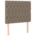 vidaXL Boxspring posteľ s matracom sivohnedý 120x200 cm látka