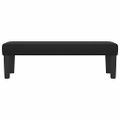 vidaXL Lavička čierna 100x30x30 cm umelá koža