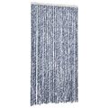 vidaXL Záves proti hmyzu modrý a biely 100x230 cm ženilka