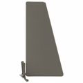 vidaXL Podložka na operadlo SOEST 100% polyester Sivá 120 x 20 x 40 cm