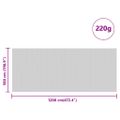 vidaXL Kryt na silo Zelená 12 x 5 m HDPE
