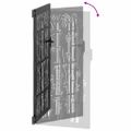 vidaXL Záhradná brána 85 x 200 cm Povrchovo upravená oceľ Zamykateľné