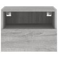 vidaXL TV nástenné skrinky 2ks sivé sonoma 40x30x30cm kompozitné drevo