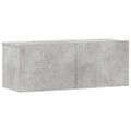 vidaXL 3-dielna súprava TV skriniek betónová sivá spracované drevo