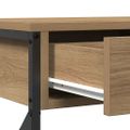 vidaXL Konzolový stôl dub artisan 75 x 28 x 75 cm