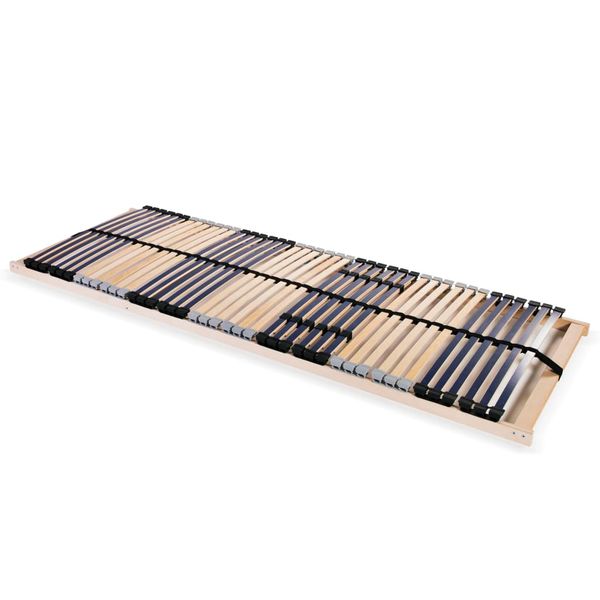 vidaXL Lamelový posteľný rošt so 42 lamelami a 7 zónami 90x200 cm