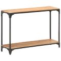 vidaXL Konzolový stolík 110x30x75 cm akáciový masív