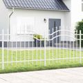 vidaXL Záhradný plot WOERDEN 240 x 140 cm Povrchovo upravená oceľ