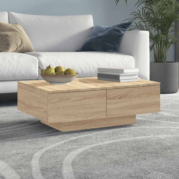 vidaXL Konferenčný stolík farba dub sonoma 90x60x31cm kompozitné drevo