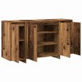 vidaXL Servírovacia skriňa Staré drevo 135 x 41 x 75 cm