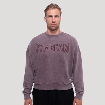 Mikina Persistence Washed Brown - GymBeam, veľkosť L