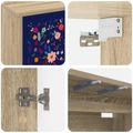 vidaXL Nástenný TV kabinet MAINZ 69 x 33 x 40 cm Dub sonoma