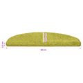 vidaXL Samolepiace schodové rohože 15 ks 80 x 24,5 x 3,5 cm Zelená