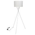vidaXL Stojanová lampa, biela 139 cm