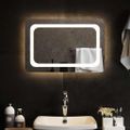 vidaXL LED kúpeľňové zrkadlo 60x40 cm