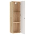 vidaXL | Nástenný TV kabinet | Nástenný Sonoma dub 31 x 30 x 110 cm