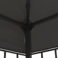 vidaXL Altánok s LED reťazou 3x4 m, antracitový