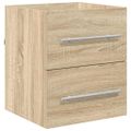 vidaXL Skrinka pod umývadlo Sonoma dub 38,5 x 41 x 48 cm