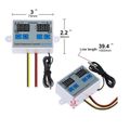 Digitálny termostat XK-W1010, -50 až +120 °C, napájenie 230 V