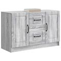 vidaXL Servírovacia skriňa Sivá sonoma 89 x 34,5 x 57 cm