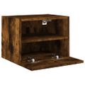 vidaXL TV nástenné skrinky 2 ks dymový dub 40x30x30cm kompozitné drevo