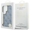 Puzdro Guess 4G Embossed Ring MagSafe pre Samsung Galaxy S26 Ultra modré