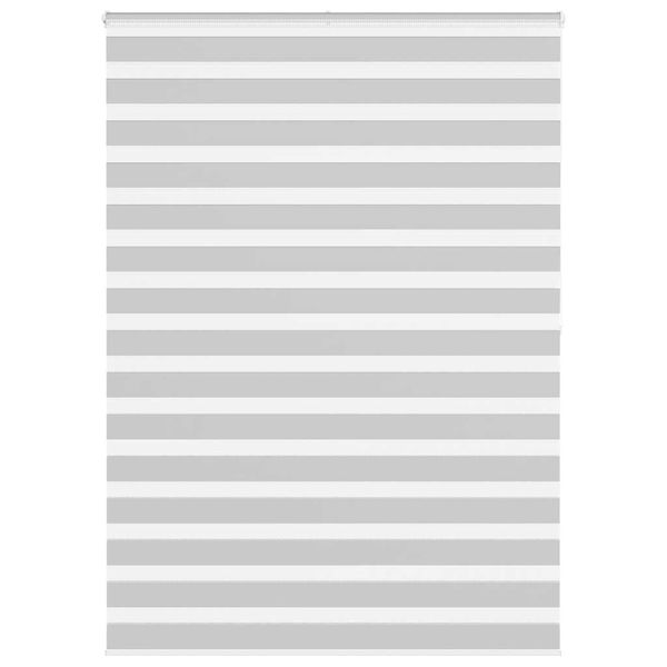 vidaXL Zebra roleta svetlosivá 165x200cm šírka látky 160,9cm polyester