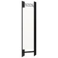 vidaXL Paraván s 5 panelmi, biely 200x180 cm