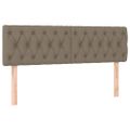 vidaXL Posteľný rám boxspring s matracom sivohned 140x200 cm látka
