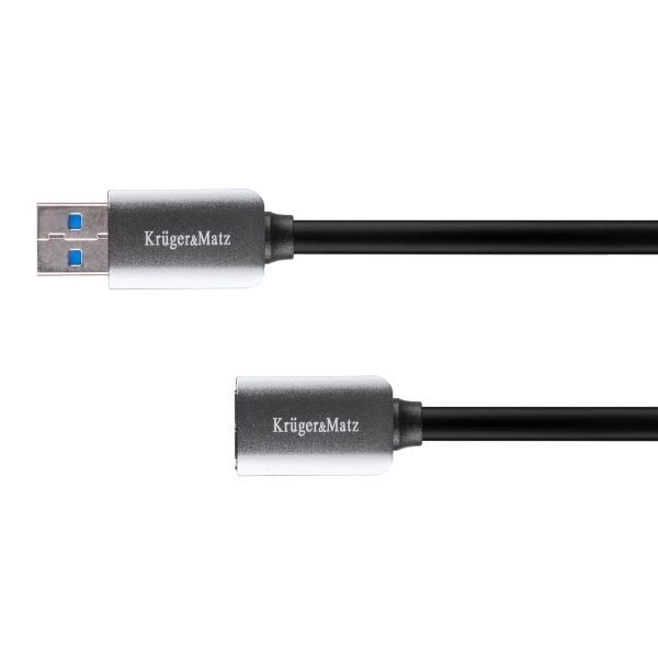 Kábel KRUGER & MATZ KM0336 1x USB 3.0 A konektor / 1x USB 3.0 A zdierka 1m