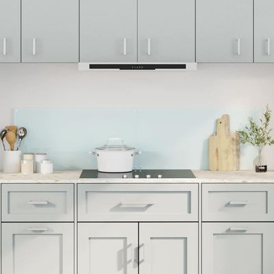 vidaXL Kuchynské zásteny 2 ks biele 80x60 cm tvrdené sklo