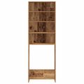 VidaXL Skrinka na práčku Old Wood 64x24x190 cm