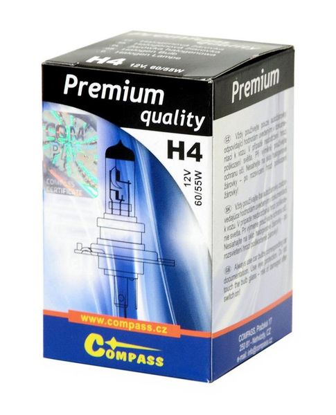 Žiarovka 12V H4 PREMIUM 60/55W P43t box