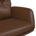 vidaXL Relaxačné kreslo hnedé umelá koža