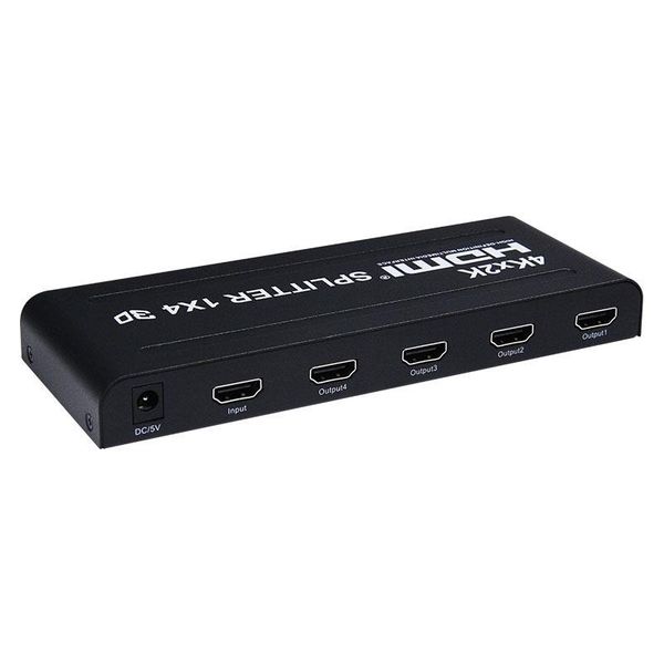 HDMI 1.4a splitter 1-4 portov kovový, 3D, FullHD