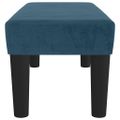 vidaXL Lavička tmavosivá 70x30x30 cm zamat