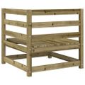 vidaXL Záhradné pohovky rohové 2 ks 70x70x67 cm impregnovaná borovica
