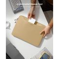 TOMTOC DUAL Sleeve for MacBook 13,5", cookie/gold