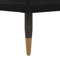 vidaXL Servírovacia skriňa Čierny dub 60 x 35 x 70 cm