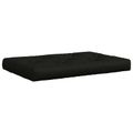 vidaXL Vankúš na paletu VIANEN 100% polyester Čierna 120 x 80 x 12 cm