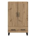 vidaXL Highboard Remeselný dub 69,5 x 30 x 115 cm Kompozitné drevo