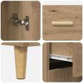 vidaXL Highboard Remeselný dub 69,5 x 34 x 180 cm Kompozitné drevo